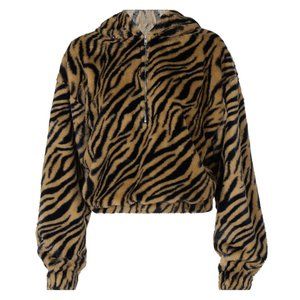 Plush long sleeve coat